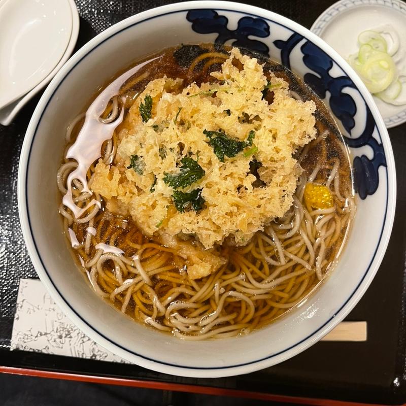 かき揚げそば(虎ノ門 大坂屋 砂場)