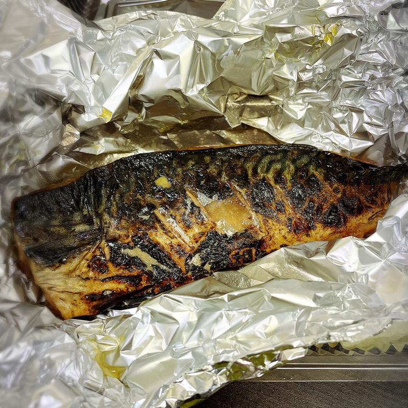 焼 サバ塩 単品(おらい食堂)