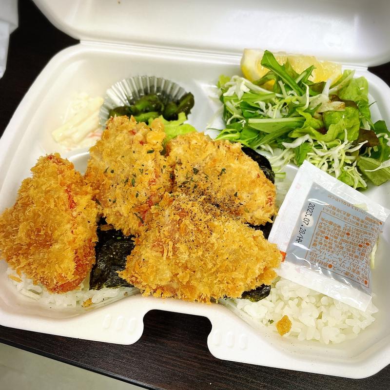 ハムカツ弁当(おらい食堂)
