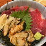 牡蠣時雨と鮪丼(四季の味 さくれ )