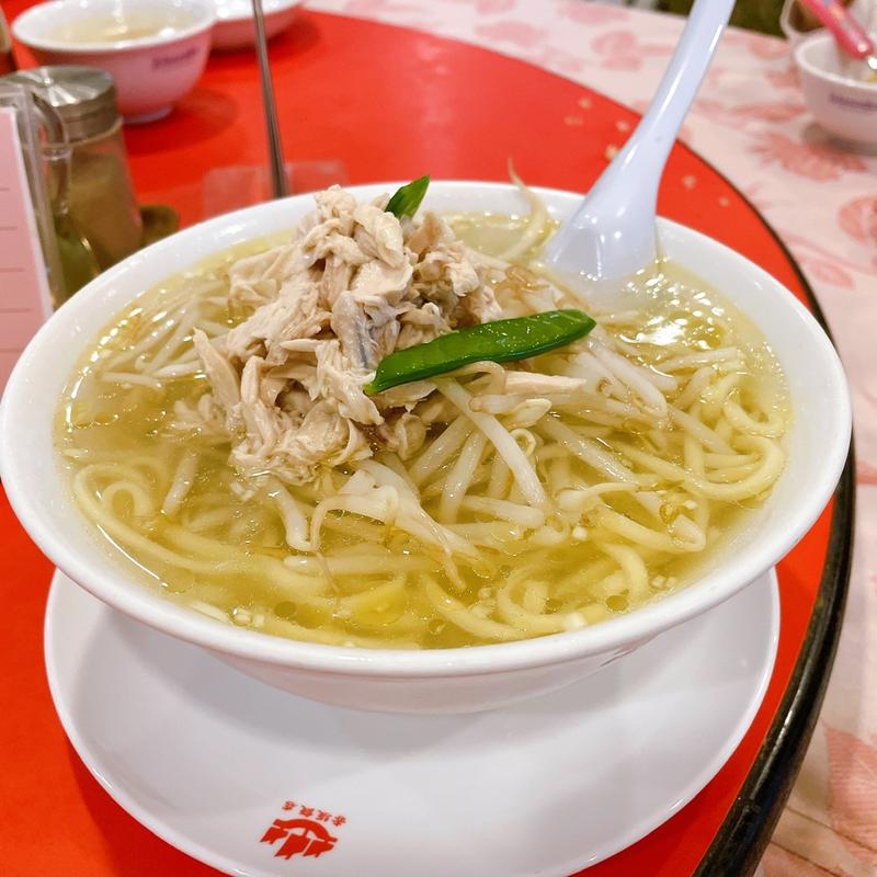 鶏肉入りスープそば(赤坂飯店 パレスサイドビル店)