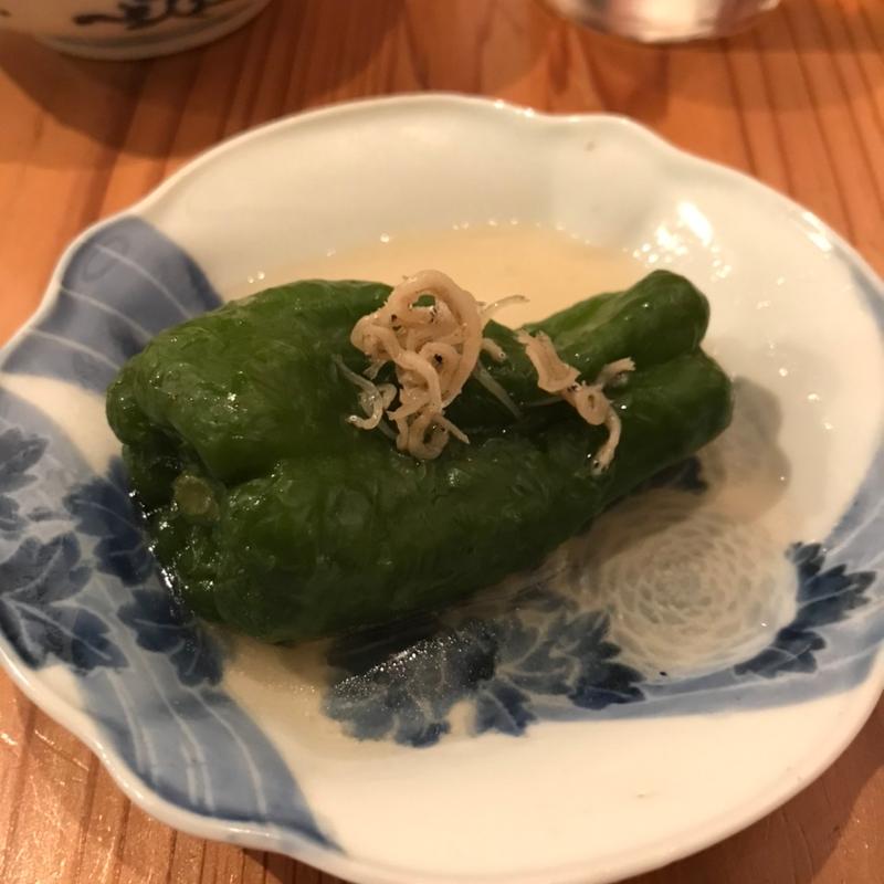 じゃこピーマン(晩酌と晩御飯 ちょうつがひ)