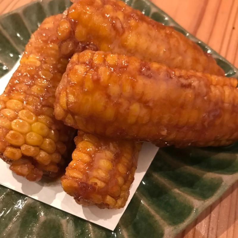 とうもろこし唐揚げ(晩酌と晩御飯 ちょうつがひ)