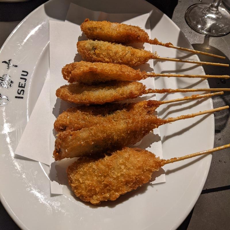 串揚げ　豚ロース(洋食屋　伊勢十　神保町店)