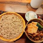 なめこおろしつけ汁そば(蕎麦前ながえ、)