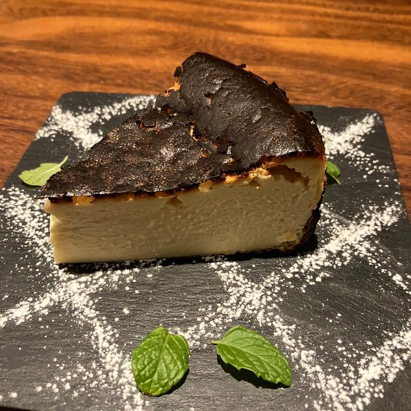 　バスクチーズケーキ(自家焙煎珈琲みじんこ)