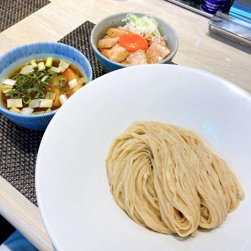 鶏とししじみの淡麗つけ麺(醤油)(宍道湖しじみ中華蕎麦 琥珀)