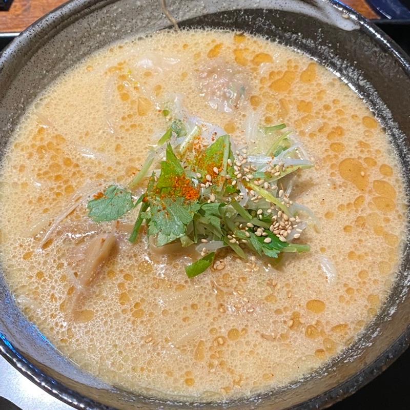 海老ラーメン(もちもちの木 福島店)