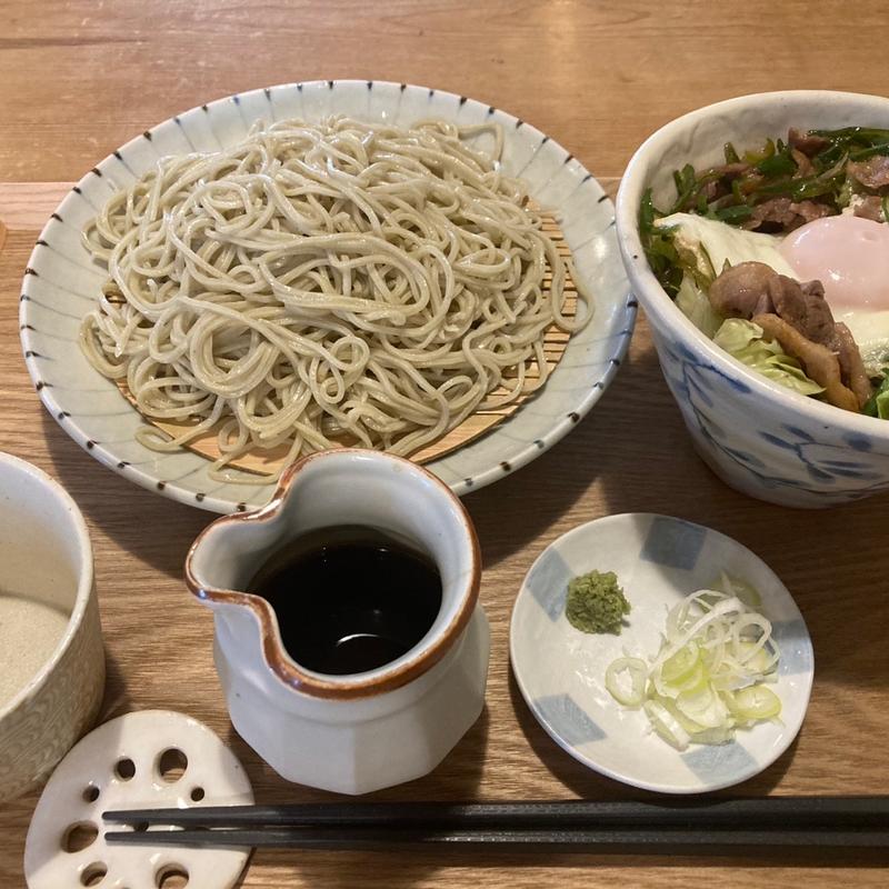 よろしく丼セット(そば処　みかど )