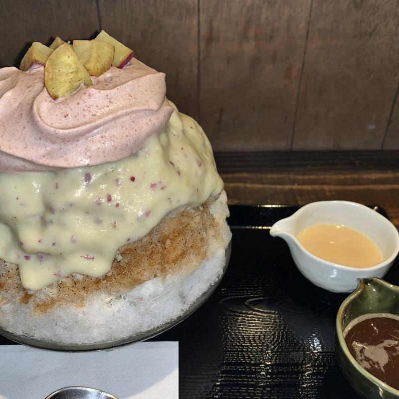 芋あんこエスプーマ(神保町 志膳)