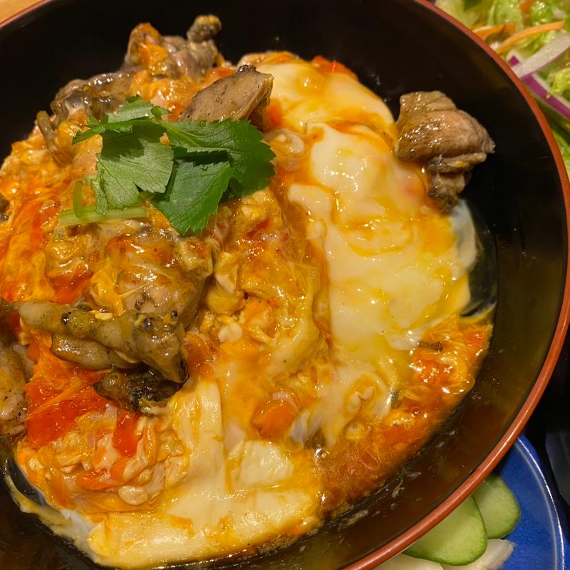 【極上】親子丼(宮崎地鶏炭火焼『車』渋谷南口店)