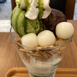 抹茶白玉パフェ(nana's green tea 京王聖蹟桜ヶ丘SC店)