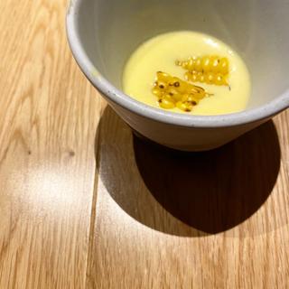 朝採れとうもろこしの冷製スープ(Areko)