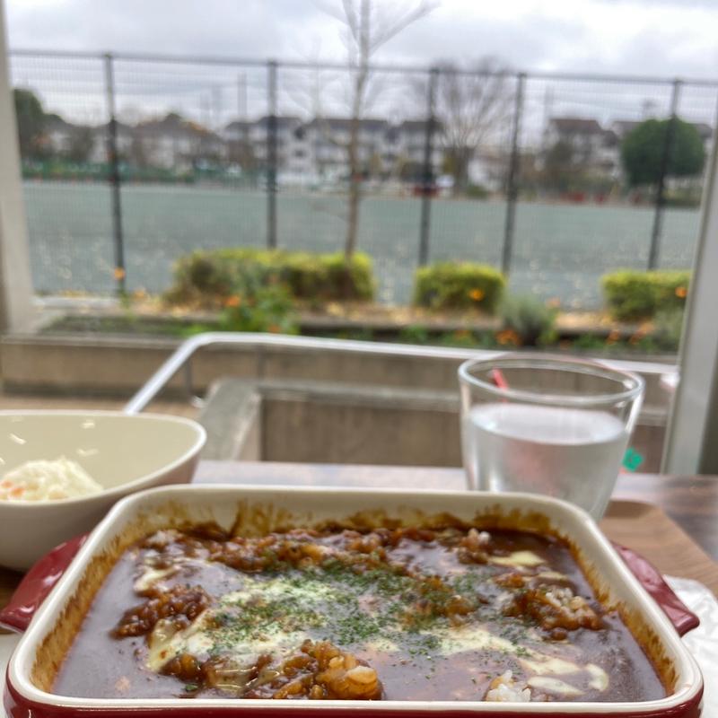焼きチーズカレー 大盛(キタカイカフェ&バー)