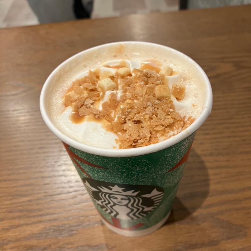 バターキャラメルミルフィーユラテ(スターバックス コーヒー 大同生命札幌ビル ミレド2階店)