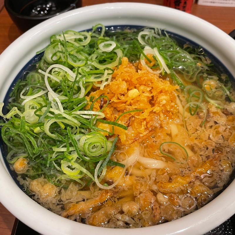 釜揚げうどん汁無し＋出汁(丸亀製麺羽生)