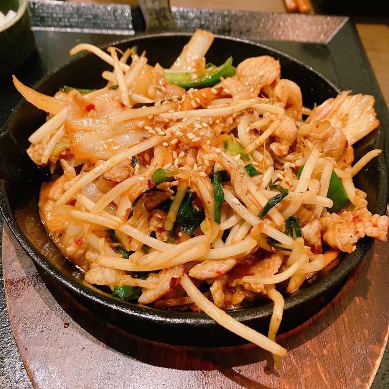 豚キムチ定食(珈穂音 （かぽね）)