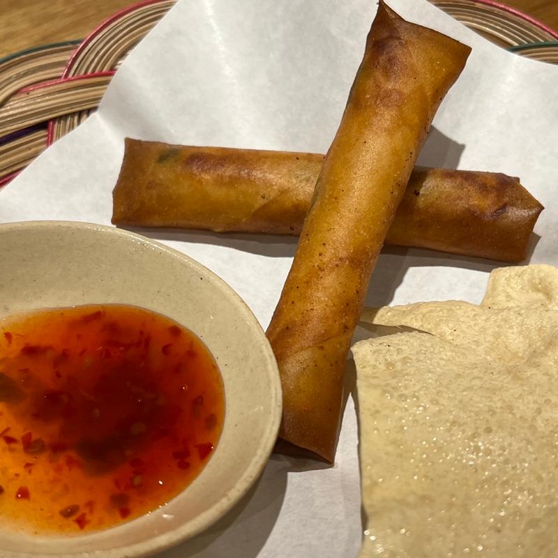 海老の春巻(アジアの料理とお酒 チャムチャ ~chamcha~)