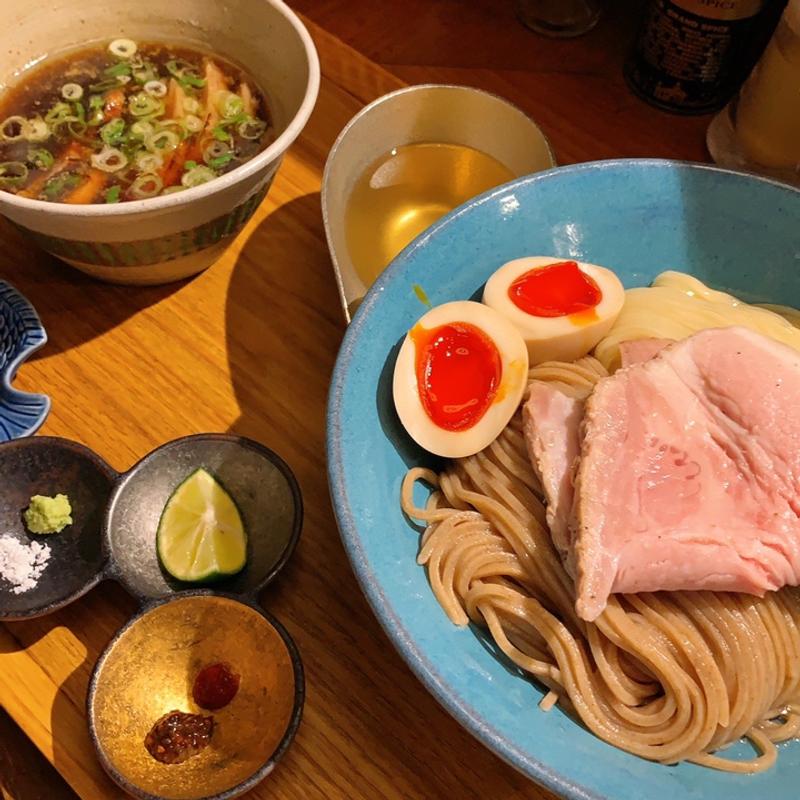あいもり木桶醤油つけ麺(いかれたヌードル フィッシュトンズ （いかれたNOODLE Fishtons）)