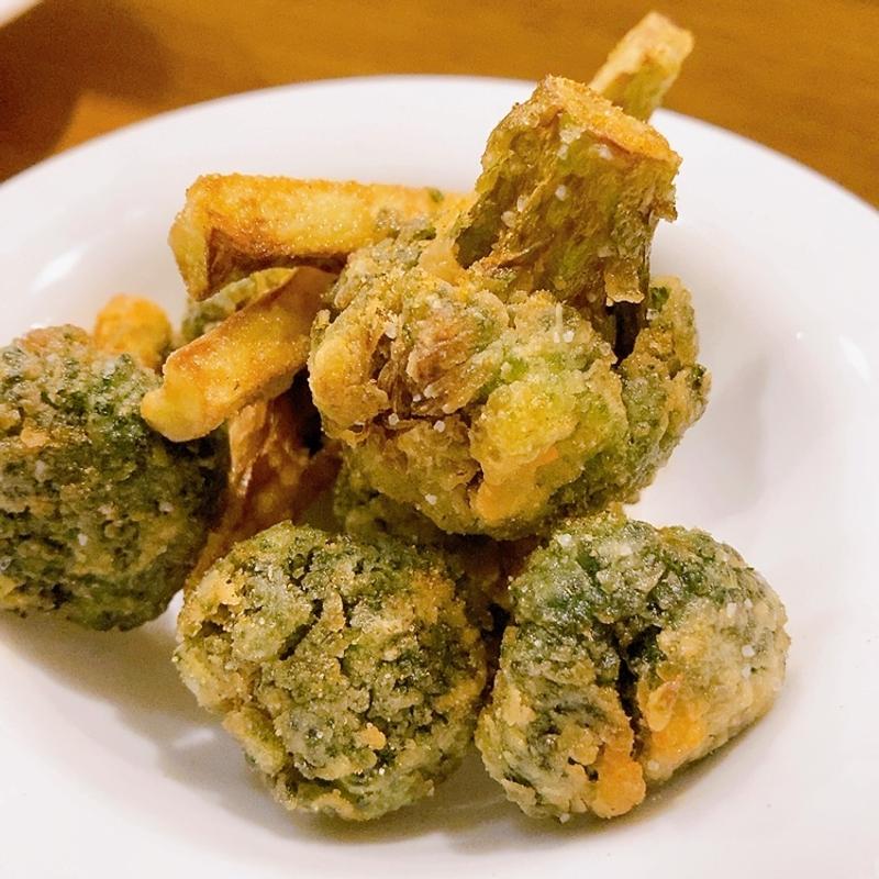 ブロッコリーの唐揚げ(バル鈴５)