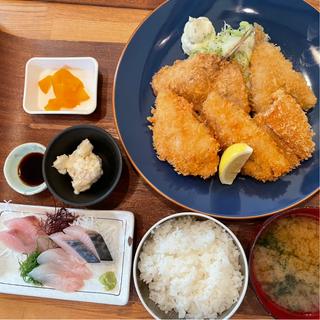 地魚ミックスフライ定食(平塚漁港の食堂 )