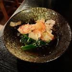 春菊・小松菜・ほうれん草のおひたし(串若丸 本店 （くしわかまる）)