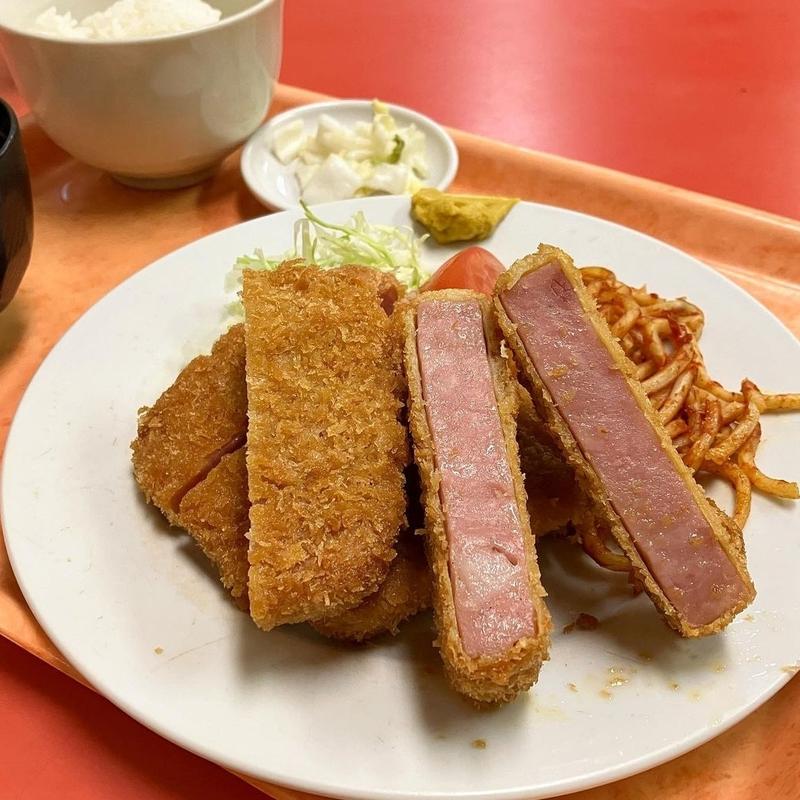 ハムカツ定食(武井)