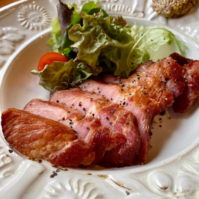 厚切りベーコンステーキ(スープカレー ハンジロー )