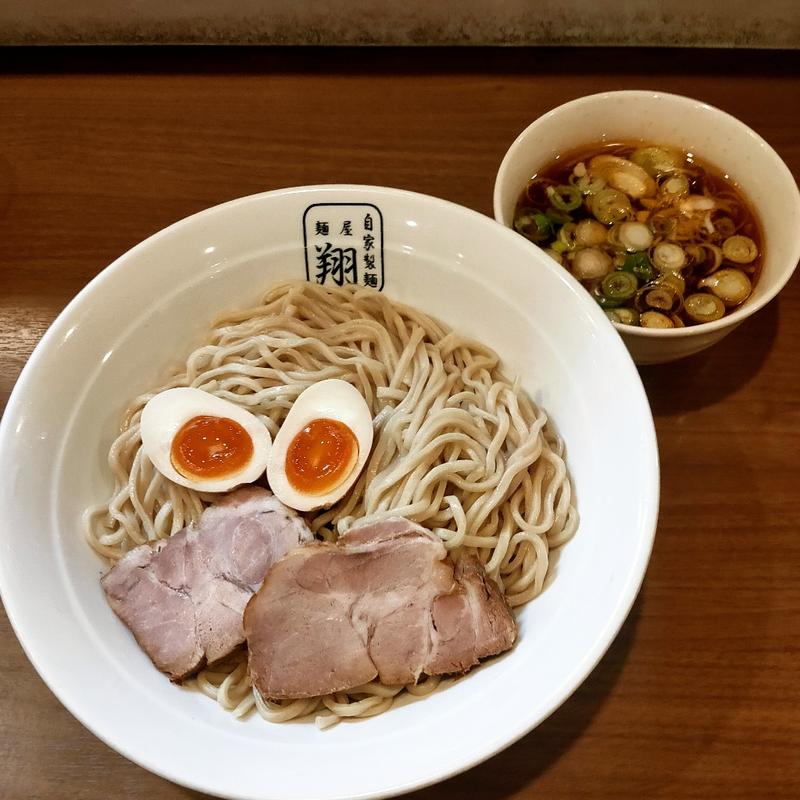 甘じょっぱ酸っぱ辛淡麗醤油つけ麺(自家製麺 麺屋 翔)