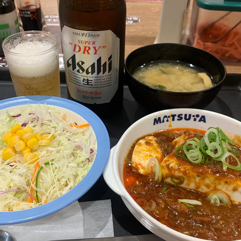 富士山豆腐の本格麻婆めし(松屋 国立店（マイカリー食堂併設）)