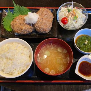 おろしポン酢ハンバーグ定食(仙台銀座 キンタロウ)