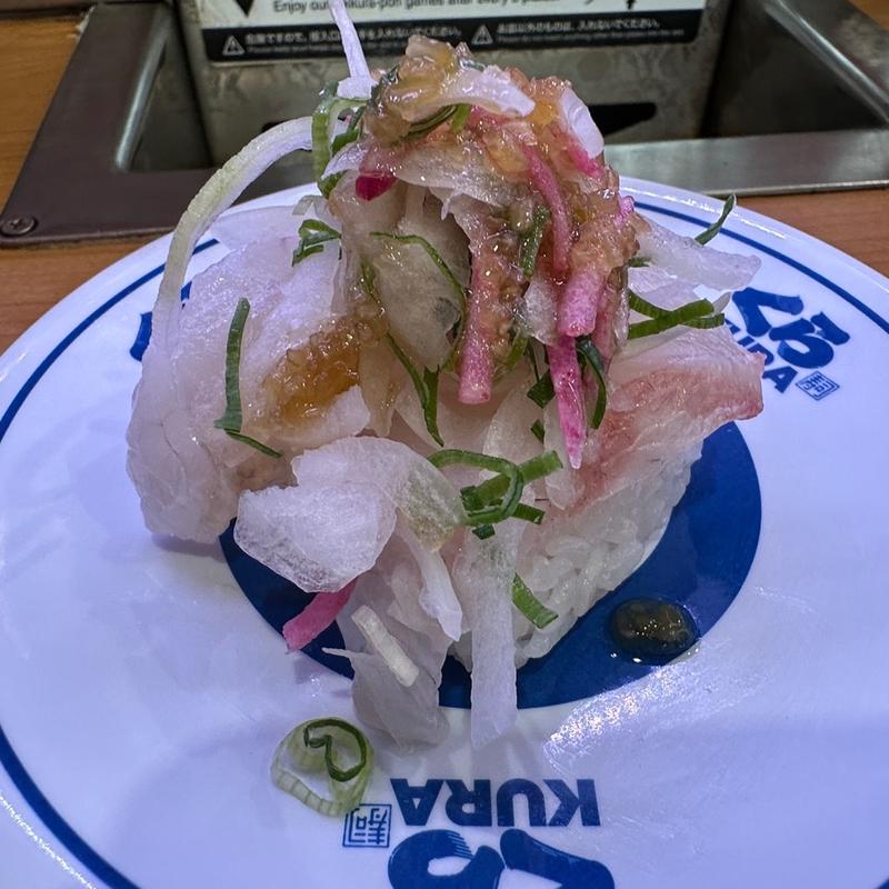 鯛カルパッチョ(無添くら寿司 天六駅前店 )