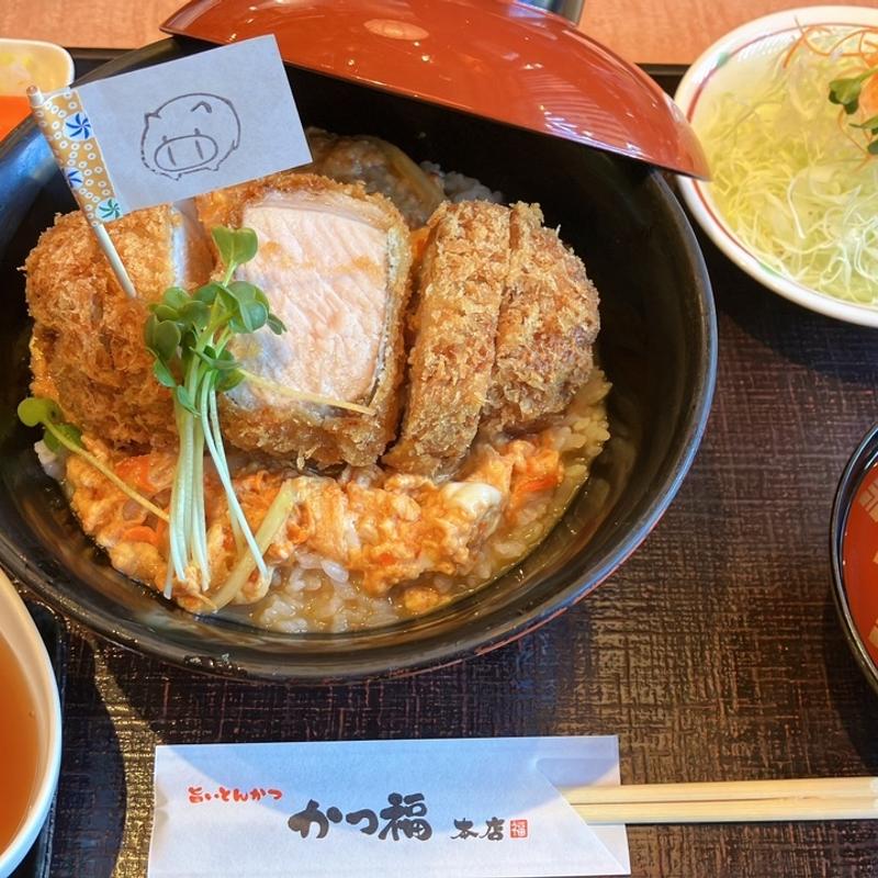 圧感！！カツ丼！！(かつ福 本店)