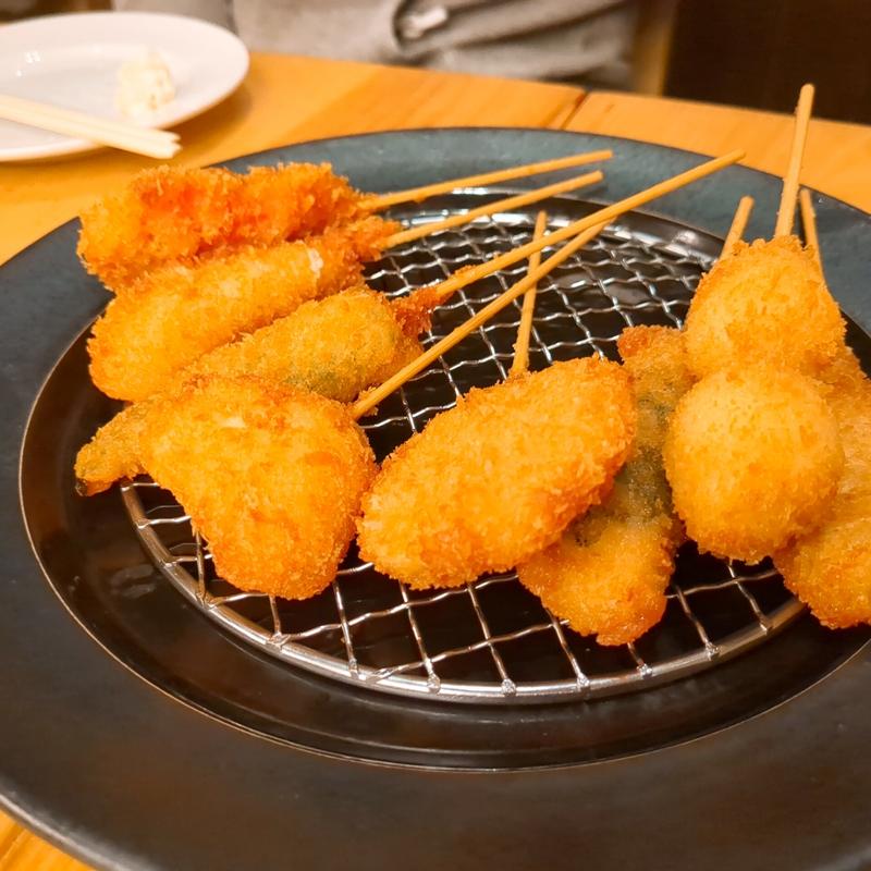 串揚げ8本セット(洋食屋　伊勢十　神保町店)