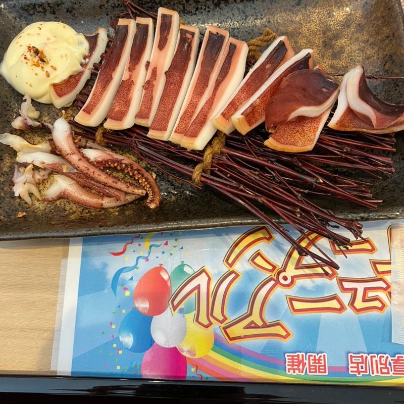 イカの一夜干し(和食レストランとんでん 厚別店)