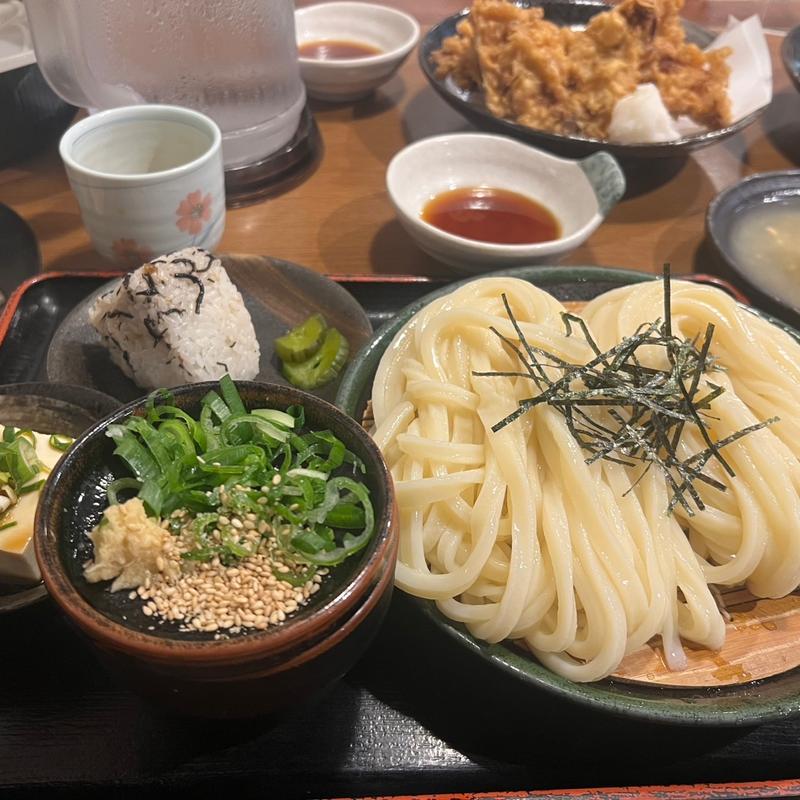 ざる定食(讃岐麺房 すずめ )