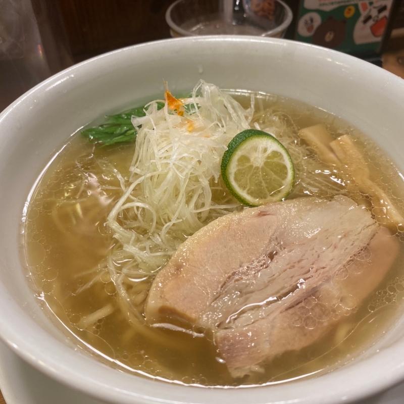 塩ラーメン白ネギ(りょう花 束本店 （りょうか）)