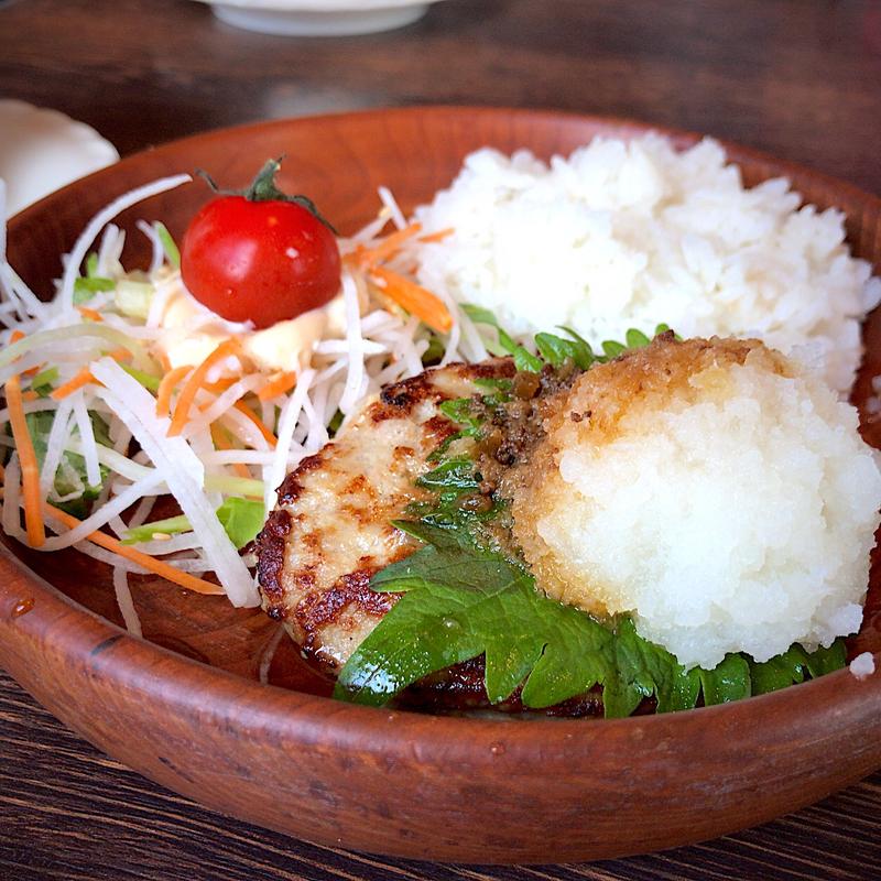 ミニマムおろしそバーグディッシュ(びっくりドンキー名取店)