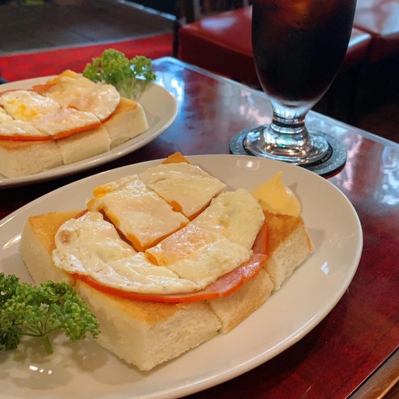 ハムエッグトーストモーニング(リスボン)