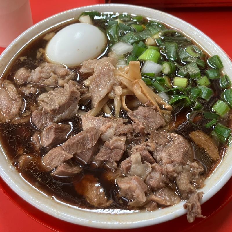 ニボ牛中華そば+トロトロ半熟たまごトッピング(いっせーのーで)