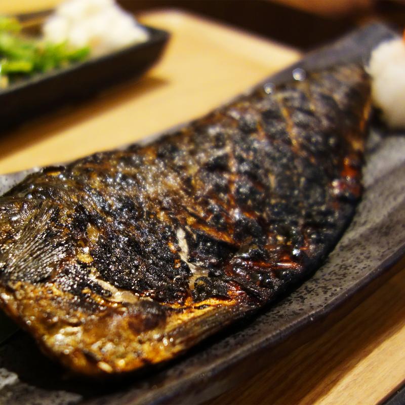 鯖の一枚焼き定食(鯖とら)