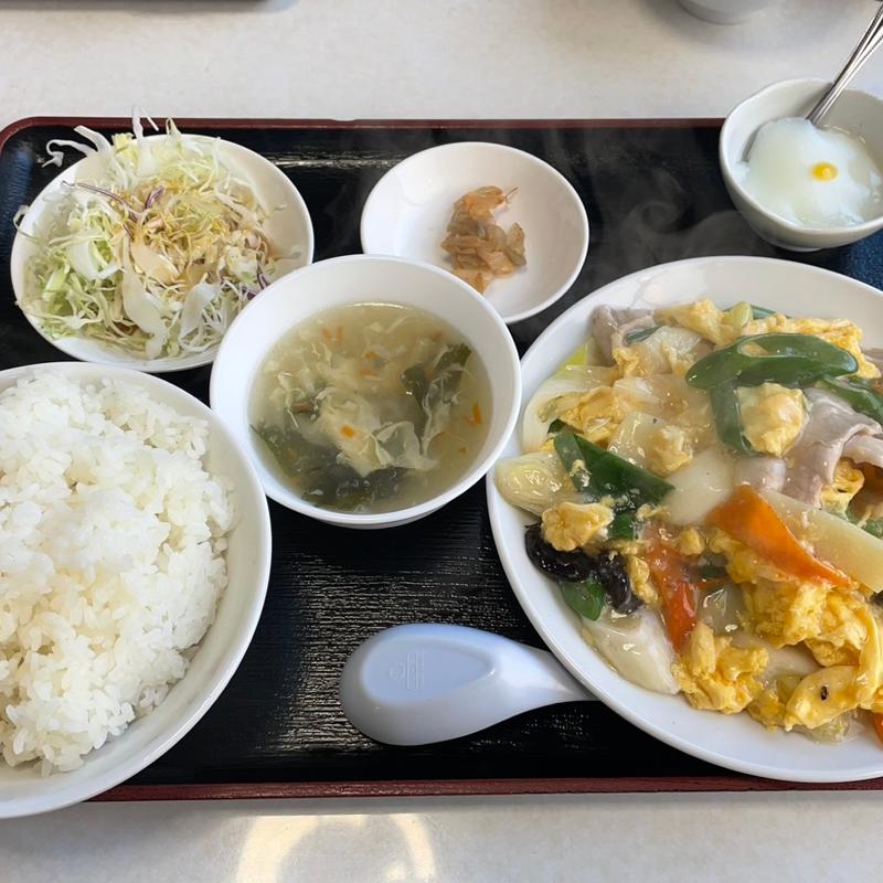 豚肉とネギの塩餡かけ炒め　(満城香 仙台店 )