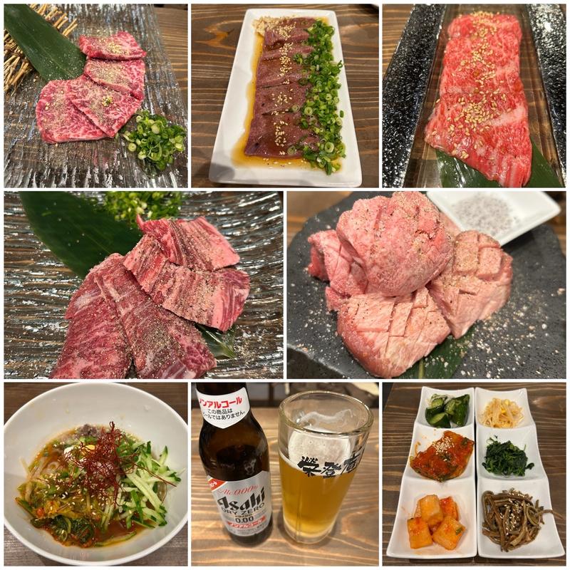 焼肉各種 1人7000円(黒毛和牛場外焼肉 榮登庵)