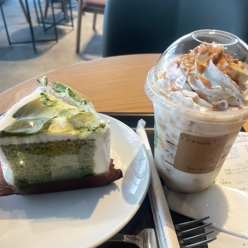 バターキャラメルミルフィーユフラペチーノ(スターバックスコーヒー ゆめモール西条店)