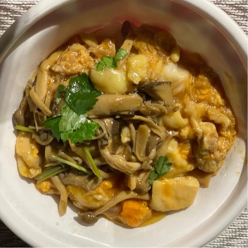 3種きのこの親子丼(なか卯 １国八幡美濃山店 )