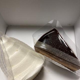 レアチーズ　チョコレートケーキ(ダッキーダックケーキショップ 綾瀬店)