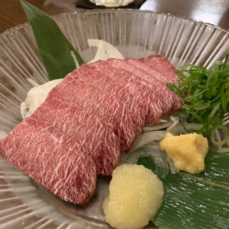 霜降り馬肉のお刺身(絆 （キズナ）)