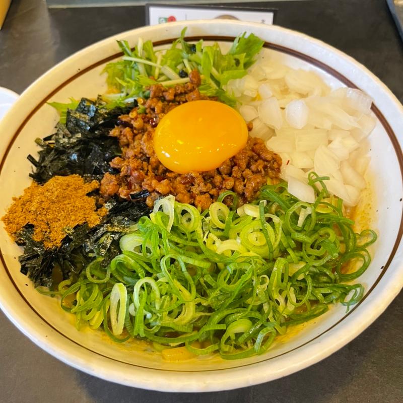 カレー台湾まぜそば(麺屋はるか 秋葉原本店)