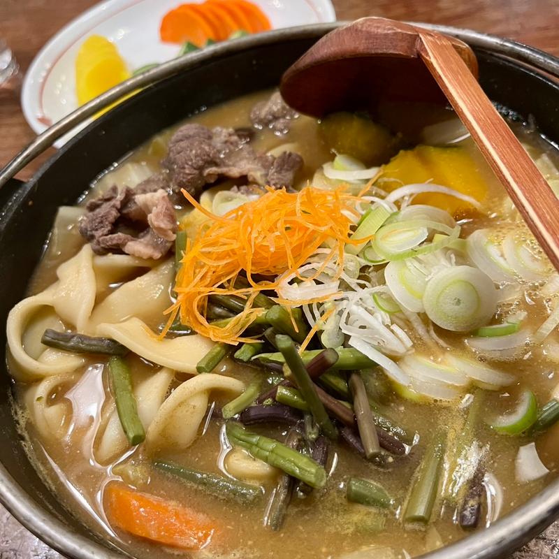 熊肉ほうとう(甲州ほうとう小作　甲府駅前店)