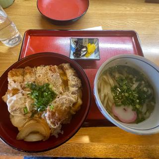 カツ丼セット(金比羅うどん 玖珠店)